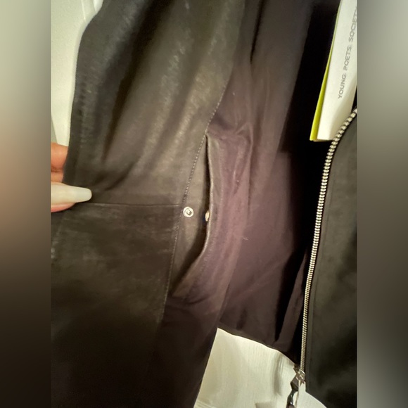 NEW Mens’ Classic Leather Biker Jacket Size S - Picture 9 of 16